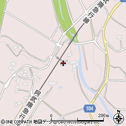 福島県伊達市梁川町舟生台周辺の地図