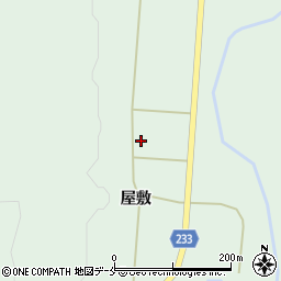 山形県米沢市簗沢2196周辺の地図