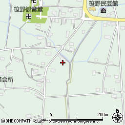 山形県米沢市笹野本町周辺の地図