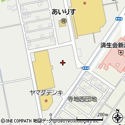 ホームセンタームサシ新潟西店駐車場周辺の地図