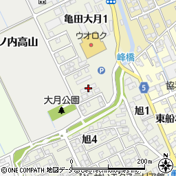 市営亀田大月住宅Ｂ棟周辺の地図