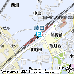 藤田駅周辺の地図