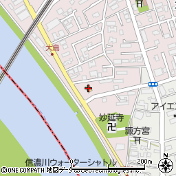 デイリーヤマザキ新潟大島店周辺の地図