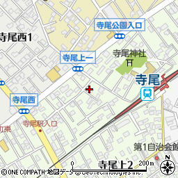 高野ガス株式会社　寺尾店周辺の地図