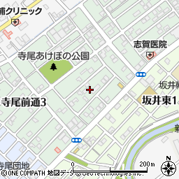 新潟県新潟市西区寺尾前通2丁目11周辺の地図