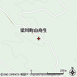 福島県伊達市梁川町山舟生屏風作81周辺の地図