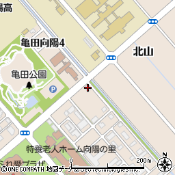 ファミリーマート亀田向陽店周辺の地図