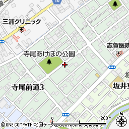 新潟県新潟市西区寺尾前通2丁目周辺の地図