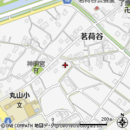 新潟県新潟市江南区茗荷谷112周辺の地図