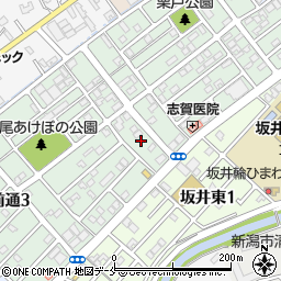 新潟県新潟市西区寺尾前通2丁目3周辺の地図