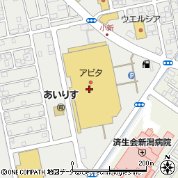 眼鏡市場アピタ新潟西店周辺の地図