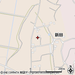 福島県伊達市梁川町東大枝新田周辺の地図