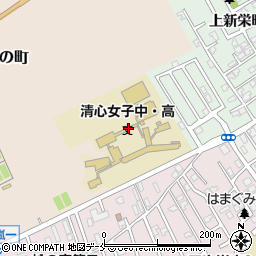 ノートルダム新潟清心学園周辺の地図