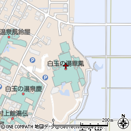 白玉の湯華鳳周辺の地図