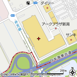 スーパーセンタームサシ新潟店周辺の地図
