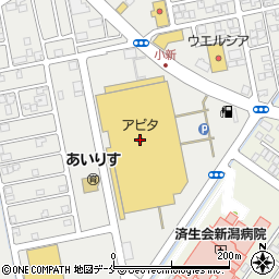 ココカラファインアピタ新潟西店周辺の地図
