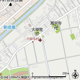 新潟県新潟市西区小新周辺の地図