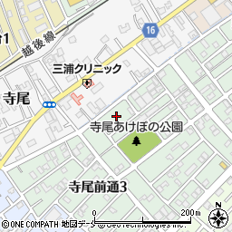 新潟県新潟市西区寺尾前通2丁目6周辺の地図