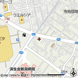 新潟信用金庫寺地支店周辺の地図