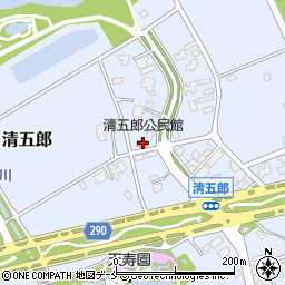 清五郎公民館周辺の地図