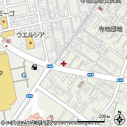 寺地団地簡易郵便局周辺の地図