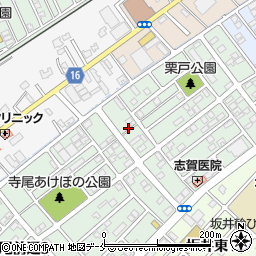 新潟県新潟市西区寺尾前通2丁目1周辺の地図