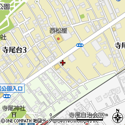 寺尾台郵便局周辺の地図
