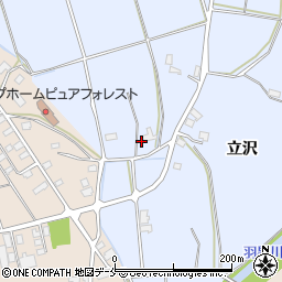 山形県米沢市万世町立沢10032周辺の地図