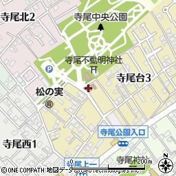 新潟市老人憩の家寺尾荘周辺の地図