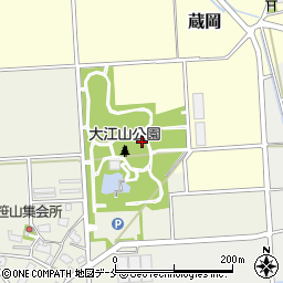 新潟県新潟市江南区蔵岡599周辺の地図