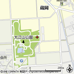 新潟県新潟市江南区蔵岡608周辺の地図