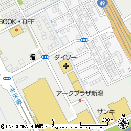 ダイソーアークプラザ新潟店周辺の地図