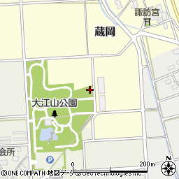 新潟県新潟市江南区蔵岡607周辺の地図