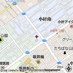 丸寿司小針店周辺の地図