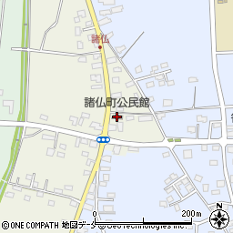 諸仏町公民館周辺の地図