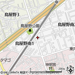 吉久新潟周辺の地図