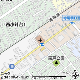 新潟西郵便局周辺の地図