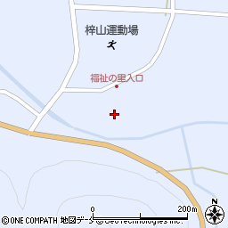 山形県米沢市万世町梓山133周辺の地図