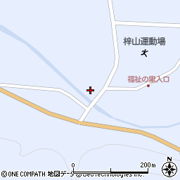 山形県米沢市万世町梓山145周辺の地図