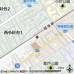 新潟県新潟市西区寺尾朝日通25-20周辺の地図