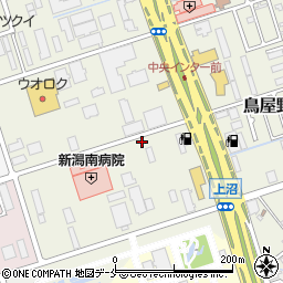 株式会社カナモト　新潟営業所周辺の地図