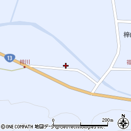 山形県米沢市万世町梓山362-1周辺の地図