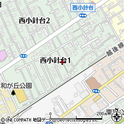 〒950-2015 新潟県新潟市西区西小針台の地図