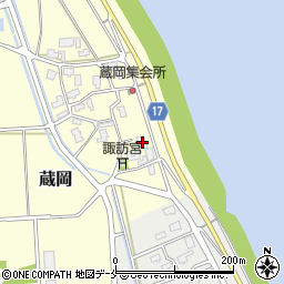 新潟県新潟市江南区蔵岡320周辺の地図