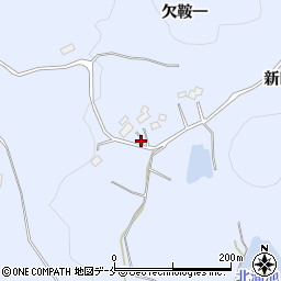 福島県伊達郡国見町泉田新田周辺の地図