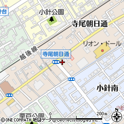 新潟県新潟市西区寺尾朝日通16-20周辺の地図