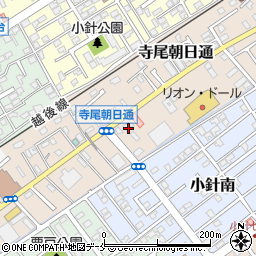 新潟県新潟市西区寺尾朝日通16-23周辺の地図