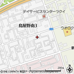 新潟県新潟市中央区鳥屋野南3丁目25-27周辺の地図