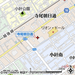 新潟県新潟市西区寺尾朝日通16周辺の地図