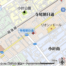 新潟県新潟市西区寺尾朝日通16-24周辺の地図